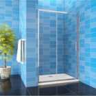 Aica Bathrooms 1400X1850Mm Glass Shower Door Sliding Door