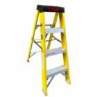Titan En131-2 Professional Glassfibre Swingback Stepladder 4 Tread
