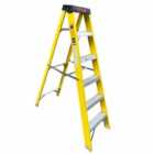Titan En131-2 Professional Glassfibre Swingback Stepladder 6 Tread