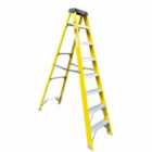 Titan En131-2 Professional Glassfibre Swingback Stepladder 8 Tread