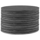 Argon Tableware Linea Round Slate Placemats - 30cm - Pack of 24