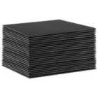 Argon Tableware Linea Square Slate Placemats - 33cm - Pack of 24