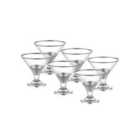 Rozi Glam Series Silver Dessert Bowls (Set of 6)