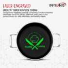 INTIGNIS Set of Stainless Steel Frying Pan 28cm & Casserole 24 cm with lid