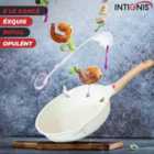 INTIGNIS Extra Deep Chef Frying Pan set with lid 30 cm & 28cm