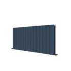 Carisa Nemo Double Panel Anthtracite Aluminium Radiator 600 X 1420Mm