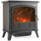 Vonhaus Black Stove Heater - 1850W