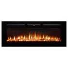 Adam Orlando Inset / Wall Mounted Electric Fire, 50 Inch