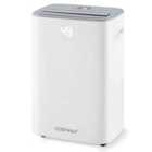 COSTWAY 24 L Energy Efficient Dehumidifier with Auto Drain or Manual Drainage-White