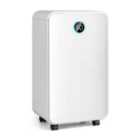 COSTWAY Portable 12L Dehumidifier with 3 Modes and 24H Timer-White
