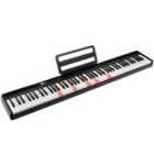 COSTWAY 88-Key Electronic Keyboard with Storage Bag for Kids and Adults-Black