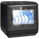 HOMCOM Countertop Dishwasher with High-Temp Sanitizing, 5 Wash Programs