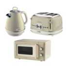 Ariete Vintage 1.7L Jug Kettle & 4 Slice Toaster Cream