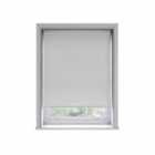 135cm No Drill White Thermal Blackout Roller Blind (170cm Drop)