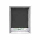 180cm No Drill Black Thermal Blackout Roller Blind (170cm Drop)