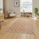 Coral H1063 Yellow Modern Washable Rug 76 x 150cm