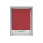 160cm No Drill Red Thermal Blackout Roller Blind (170cm Drop)