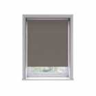 165cm No Drill Chocolate Thermal Blackout Roller Blind (170cm Drop)