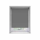 110cm No Drill Slate Grey Thermal Blackout Roller Blind (170cm Drop)