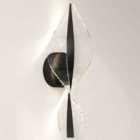 HOMCOM LED Wall Lamp 2 Pack, Modern Indoor Spiral Wall Light, Black