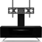 Alphason Chromium 2 1200 + Bracket TV Stand - Black