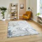 Tidal Tl837 Silver/Beige Modern Abstract Rug 120 x 170cm