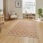 Coral H1063 Yellow Modern Washable Rug 61 x 170cm