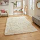 Polar Plush Beige Soft Shaggy Rug 80 x 150cm