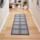 Victoria H1191 Grey Washable Rug 61 x 120cm