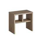 Decortie Side End Table 29.5X50X45Cm Particleboard Natural Oak