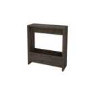 Decortie End Table With Magazine Rack 20X55X60Cm Particleboard Dark Coffee
