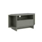 Decortie Corner Tv Unit Up To 40 Inch Tvs Storage 35.4X95.7X45.3Cm Particleboard Ash Green