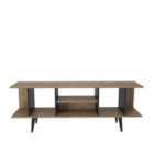 Decorotika Akya Tv Unit For Tvs Up To 71'' - Walnut And Black