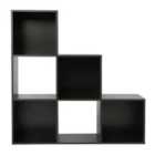 Home Garden Direct Jane 123 Ladder Stoarge Cube - (black)