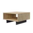 Decortie Coffee Table Centre Table 60X60X32Cm Particleboard Anthracite Grey