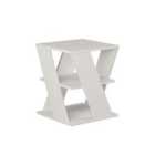 Decortie Coffee Table 45X45X55Cm Particleboard White