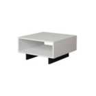 Decortie Coffee Table Centre Table 60X60X32Cm Particleboard White