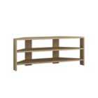 Decortie Corner Tv Unit Up To 32 Inch Tvs 36X110X45Cm Particleboard Oak