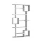 Decortie Bookcase Shelving Unit 25X92X173Cm Wall-mounted Particleboard, White