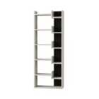 Decortie Bookcase Shelving Unit 69X162.4Cm Wall-mounted Bookcase, Particleboard, White