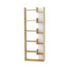 Decortie Bookcase Shelving Unit 69X162.4Cm Wall-mounted Bookcase, Particleboard, White
