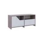 Decortie Shoe Bench Storage 37X105X47Cm Particleboard Mocha Grey, White