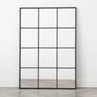 Home Garden Direct Aion - Window Mirror With Rectangular Black Frame - 120X80