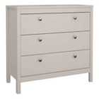 Furniture To Go Madrid Chest 3 Drawers In Cashmere