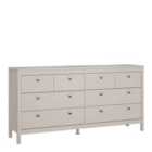 Furniture To Go Madrid Double Dresser 4+4 Drawers In Cashmere