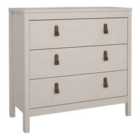 Furniture To Go Barcelona Chest 3 Drawers In Cashmere