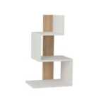 Decortie Bedside, End Table Shelves 30X42X72Cm Particleboard White