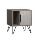 Decortie Bedside Table 44.6X50.2X58Cm Particleboard White