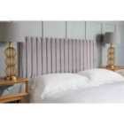 Eleganza Home Oxford 54 Inch Floorstanding Headboard Plush Velvet King Silver