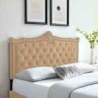Eleganza Home Lika Mink Plush Small Single 26 Inch Strutted Headboard
